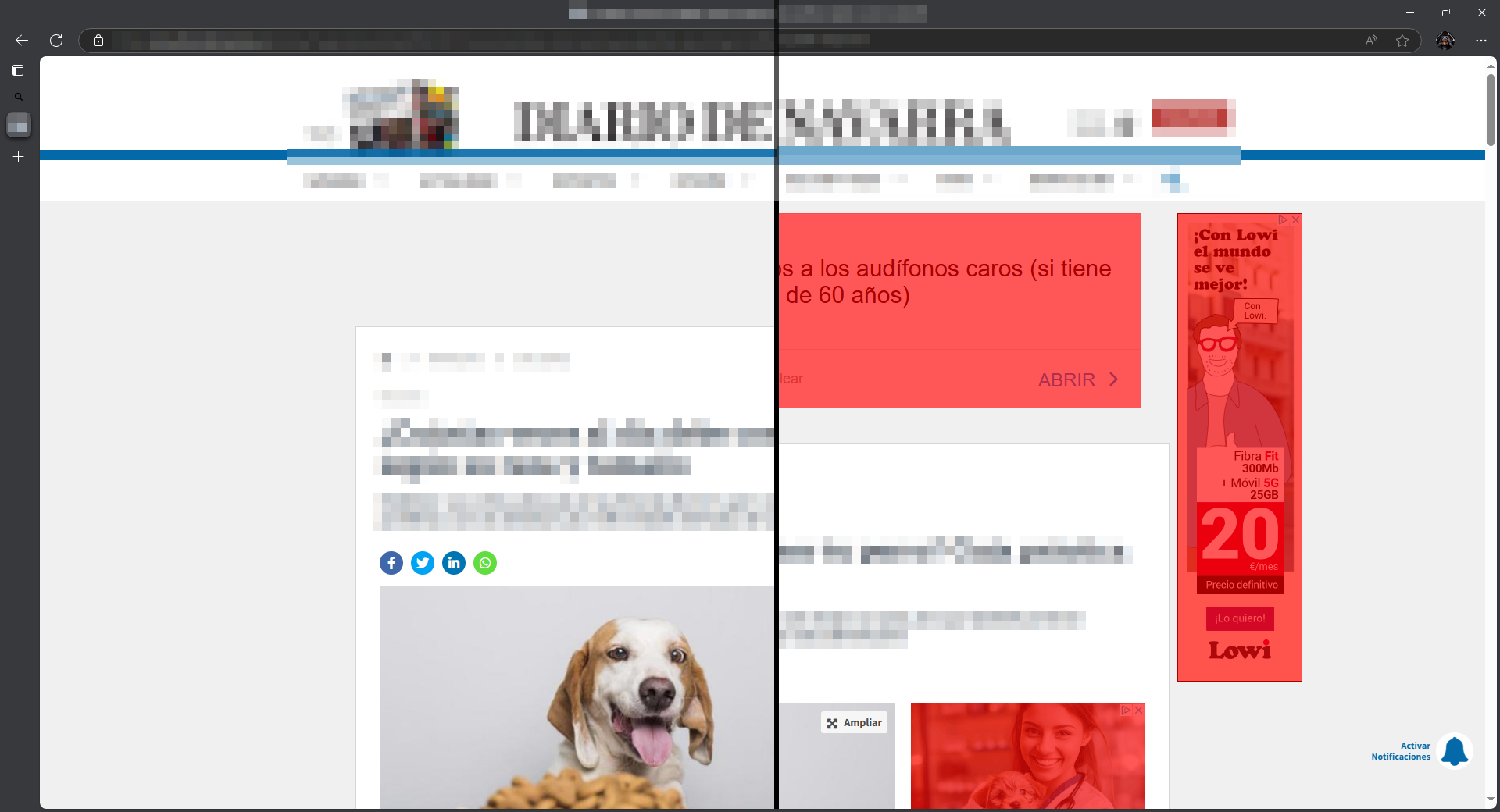 Antes y después